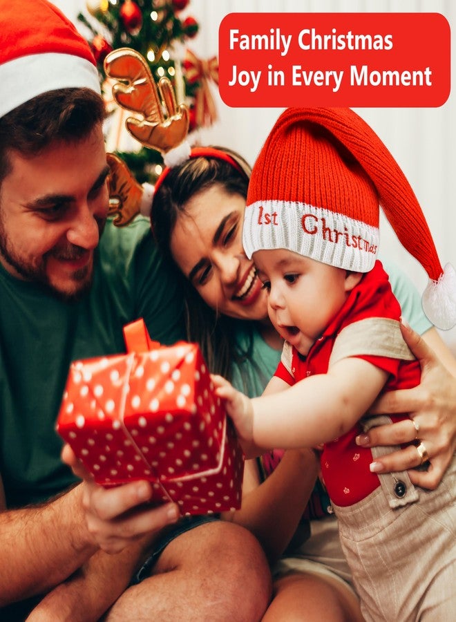 BEBE FAVOUR Baby Santa Hat Knit Christmas Beanie Winter Red Hats for Newborn Infant Toddler Holiday Warm Xmas Claus Decoration New Year Party Gifts - Image 5